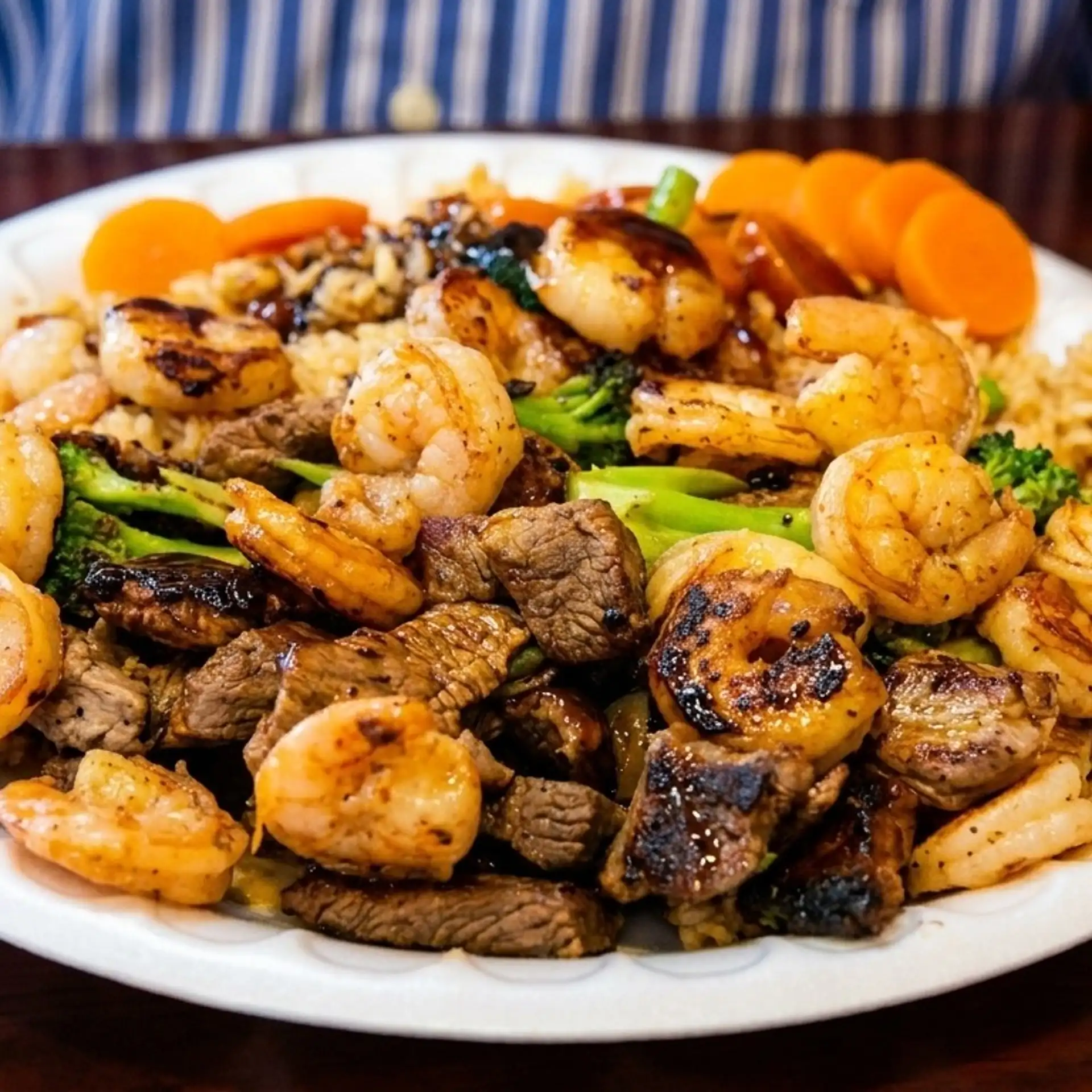 Hibachi Fire. Southern Heart.