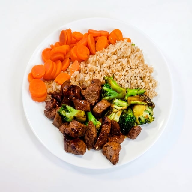 Teriyaki Steak.