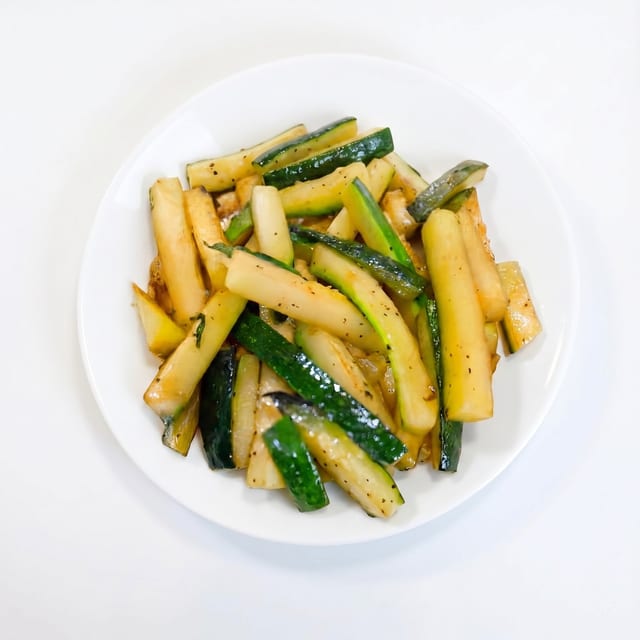 Side of Zucchini & Onions.