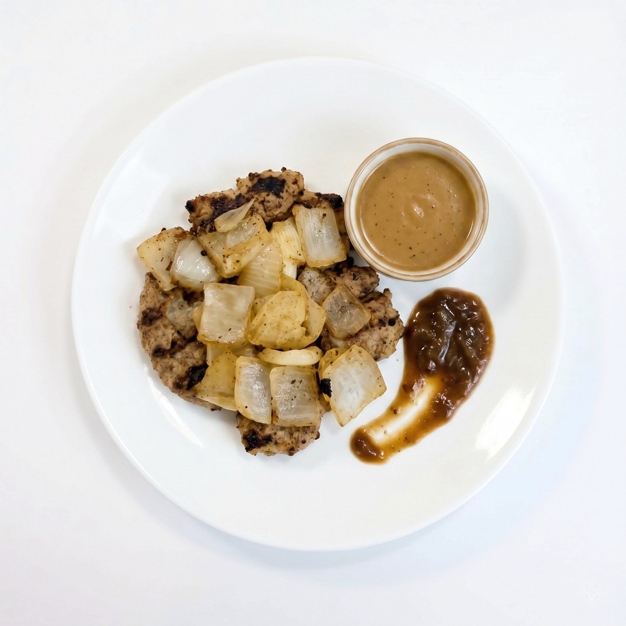 Hamburger Steak.